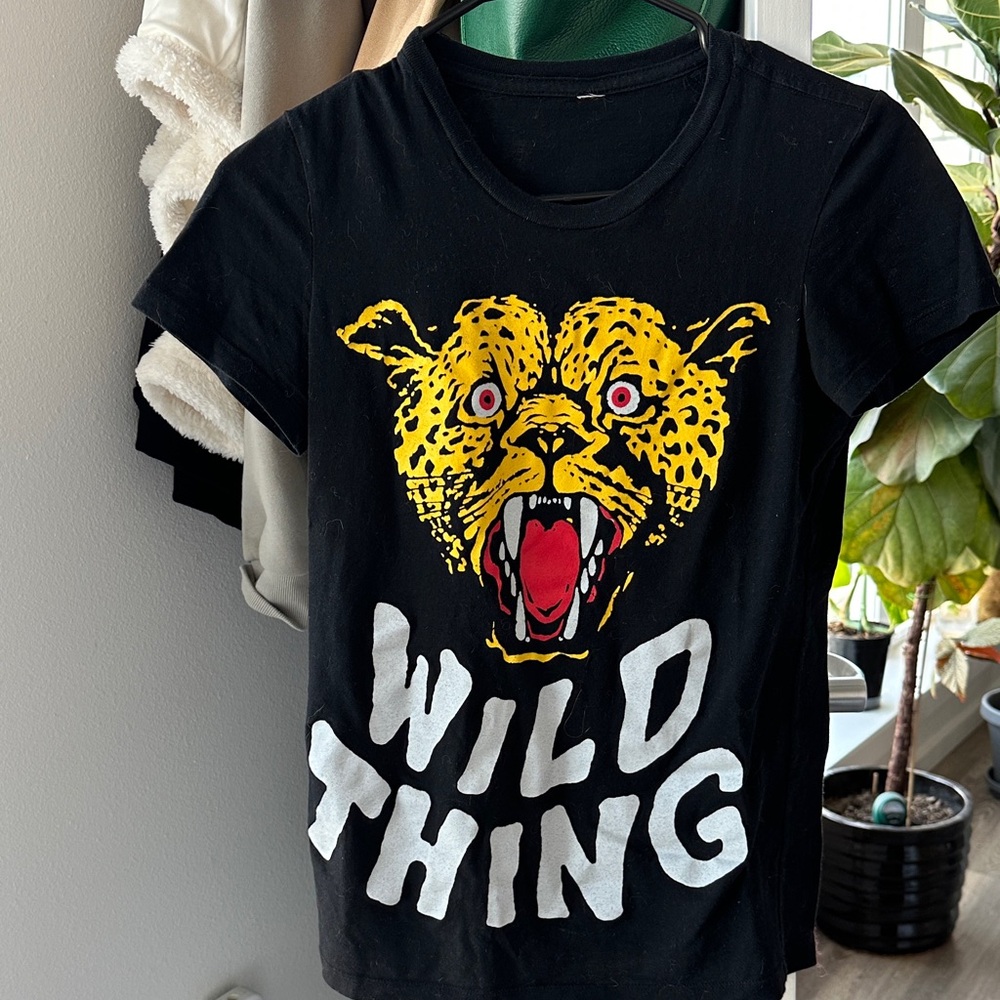 Wild Thing Black Kids T-Shirt